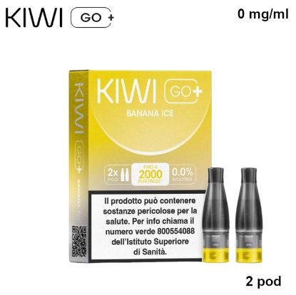 Picture of KIWI GO PLUS POD 1x2pz BANANA ICE 2ml 0mg/ml - PL0014379 SENZA NICOTINA