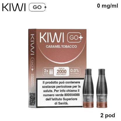 Immagine di KIWI GO PLUS POD 1x2pz CARAMEL TOBACCO 2ml 0mg/ml - PL0014381 SENZA NICOTINA