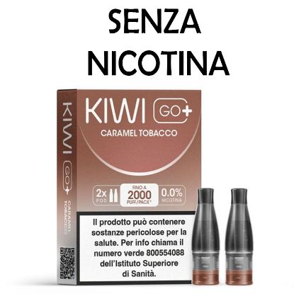 Immagine di KIWI GO PLUS POD 1x2pz CARAMEL TOBACCO 2ml 0mg/ml - PL0014381 SENZA NICOTINA
