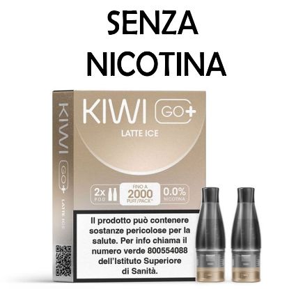Immagine di KIWI GO PLUS POD 1x2pz LATTE ICE 2ml 0mg/ml - PL0014383 SENZA NICOTINA