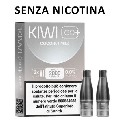 Immagine di KIWI GO PLUS POD 1x2pz COCONUT MILK 2ml 0mg/ml - PL0014382 SENZA NICOTINA