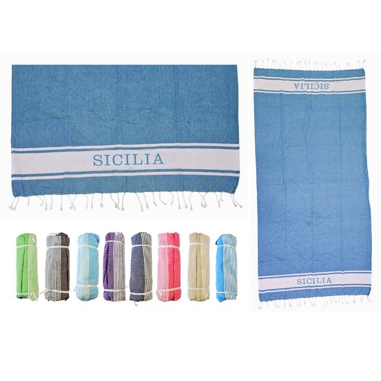 Immagine di TELO MARE FOUTA 1pz 90x180cm SICILIA