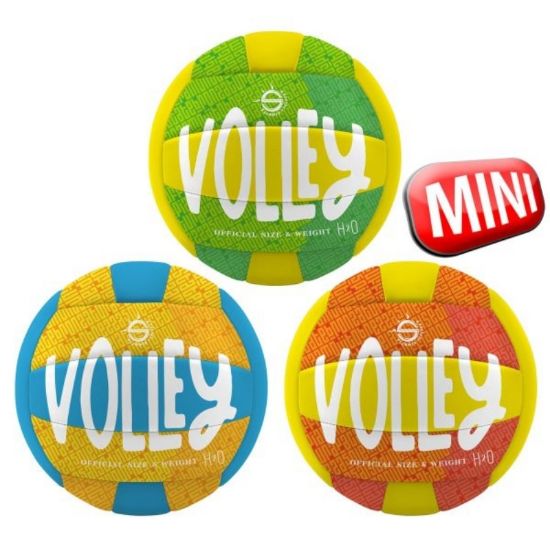 Picture of PALLONE MINI VOLLEY PVC 1pz SGONFIO COLORI ASS.