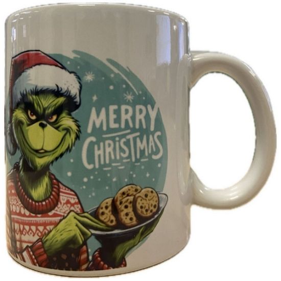 Immagine di TAZZA MUG XMAS MERRY CHRISTMAS GRINCH BISCOTTI