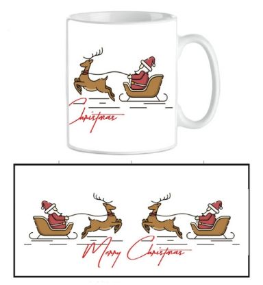 Immagine di TAZZA MUG XMAS MERRY CHRISTMAS SLITTA