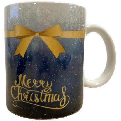 Immagine di TAZZA MUG XMAS MERRY XMAS FIOCCO ORO