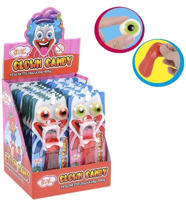 Immagine di CARAMELLE TOYS JOY CLOWN CANDY 20pz 20gr - JOYGUM