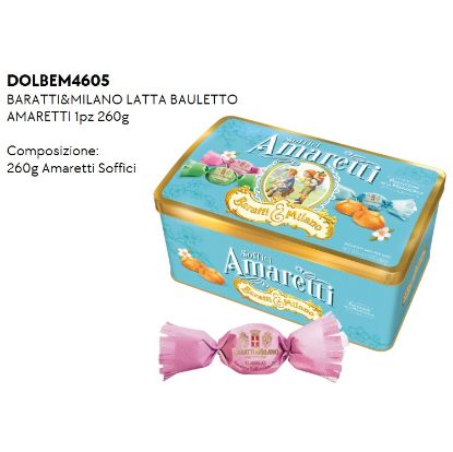 Immagine di BARATTI&MILANO LATTA BAULETTO AMARETTI 1pz 260gr - PR2025