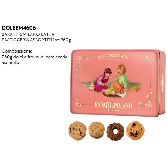 Immagine di BARATTI&MILANO LATTA PASTICCERIA ASSORTITI 1pz 260gr - PR2025