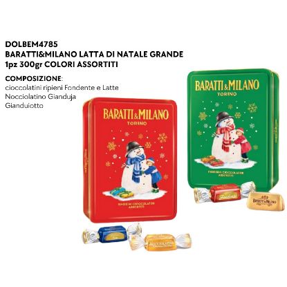 Picture of BARATTI&MILANO LATTA DI NATALE GRANDE 1pz 300gr - PR2025