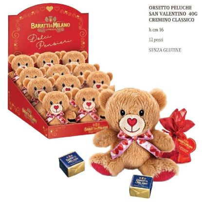 Picture of BARATTI&MILANO EXPO PELUCHES 12pz 40gr - SAN VALENTINO 2027