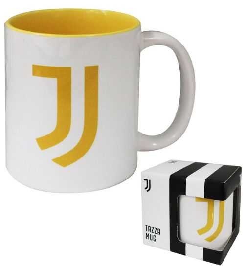 Picture of TAZZA MUG IN CERAMICA CON INTERNO GIALLO JUVENTUS