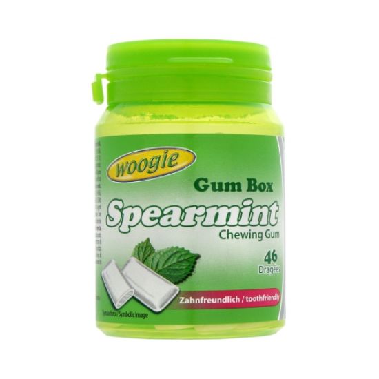 Picture of CHEWINGUM BARATTOLO SPEARMINT 64g 1pz SENZA ZUCCHERO - GUNZ