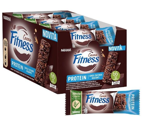 Picture of BARRETTA FITNESS PROTEIN CACAO 24pz CEREALI INTEGRALI