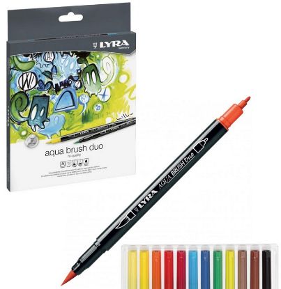 Picture of PENNARELLI AQUA BRUSH DUO 12 COLORI ACQUERELLABILI