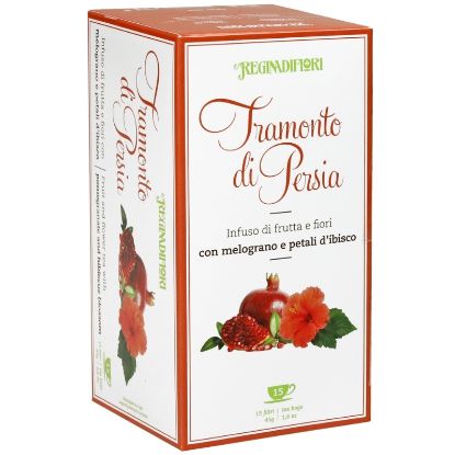 Picture of REGINADIFIORI TISANE SCATOLA 15pz 3gr. TRAMONTO DI PERSIA