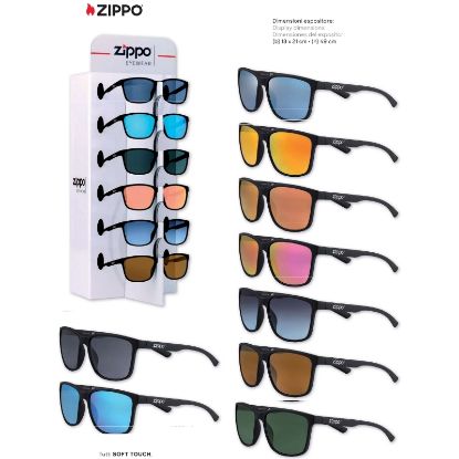 Picture of OCCHIALI SOLE ZIPPO 9pz EXPO PRE-PACK + EXPO DA BANCO OMAGGIO