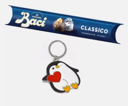 Immagine di BACI PERUGINA CLASSIC TUBO 7baci - 5pz + PORTACHIAVI