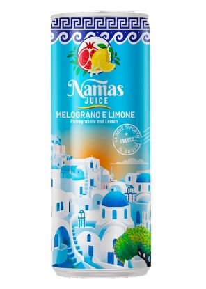 Picture of BEVANDA NAMAS JUICE 12pz 250ml LATTINA MELOGRANO E LIMONE