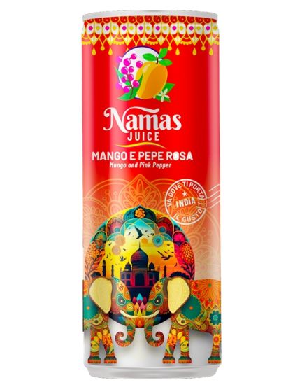 Picture of BEVANDA NAMAS JUICE 12pz 250ml LATTINA MANGO E PEPE ROSA