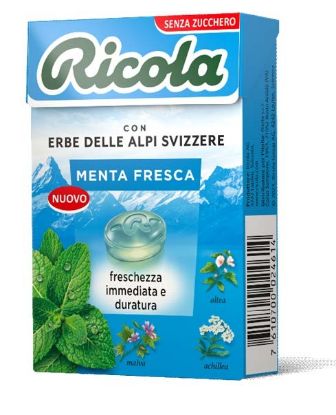 Picture of RICOLA ASTUCCIO MENTA FRESCA SENZA ZUCCHERO 50g 20pz