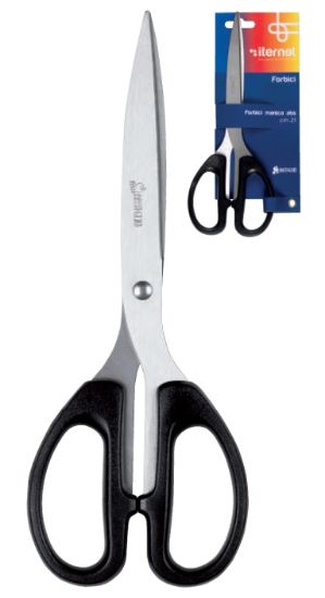 Immagine di FORBICI UFFICIO 21cm 1pz IMPUGNATURA ABS NERO