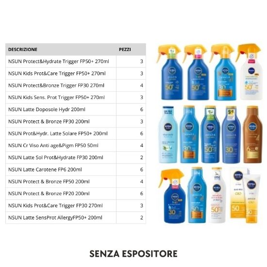 Picture of SOLARI NIVEA CASSA MISTA 55pz