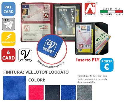 Picture of PORTADOCUMENTI PLUS VELVET (PAT.+C.I+CARDS) 10pz ALPLAST