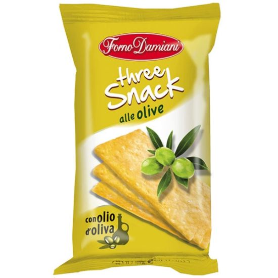 Immagine di SALATI FORNO DAMIANI THREE OLIVA 40g 50pz