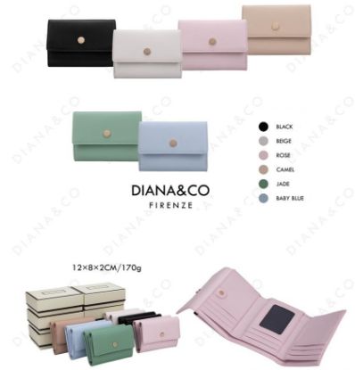 Picture of PORTAFOGLIO DONNA DIANA&CO NERO 1pz SINTETICO