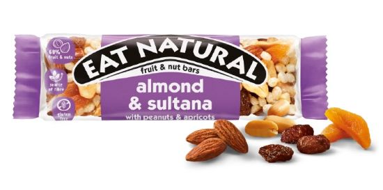 Immagine di EAT NATURAL BARRETTE 12pz MANDORLE UVETTA SULTANINA - SENZA GLUTINE