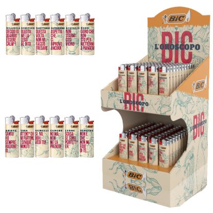 Picture of ACCENDINO BIC EXPO MINI J25 PIETRINA 100pz OROSCOPO