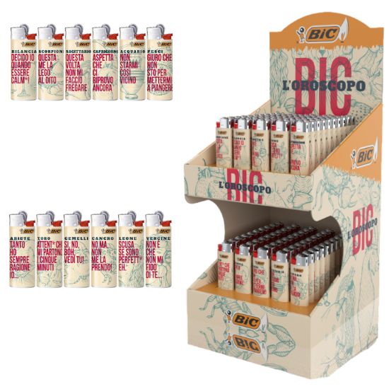 Picture of ACCENDINO BIC EXPO MINI J25 PIETRINA 100pz OROSCOPO