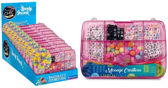 Immagine di GIOCHI BRACCIALETTI DEL'AMICIZIA PINK CON MESSAGGI