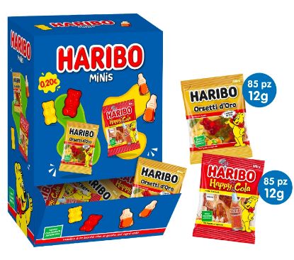 Immagine di HARIBO MINIS 170pz 12gr BOCCA DI LUPO