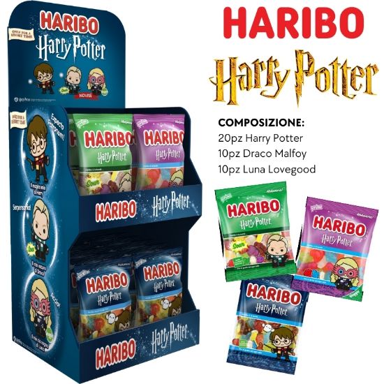 Picture of HARIBO BUSTA EXPO HARRY POTTER 40pz EXPO DA BANCO ASSORTITO