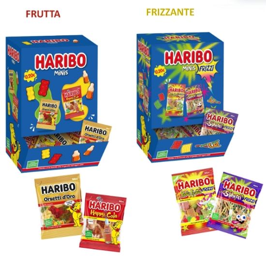 Picture of HARIBO MINIS 170pz + 170pz BOCCA DI LUPO