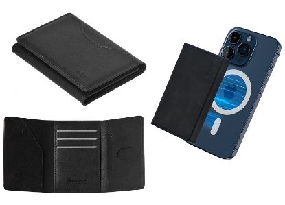 Immagine di PORTAFOGLIO UNISEX 1pz ETRES BLACK + SCATOLA REGALO E BORSA