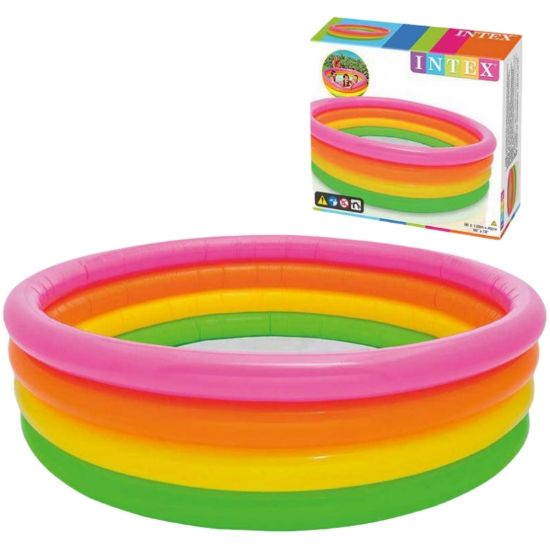 Picture of GONFIABILI PISCINA 4 ANELLI 168X46cm ROTONDA