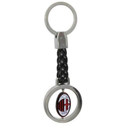 Immagine di PORTACHIAVI CON PIASTRINA GIREVOLE MILAN 1pz