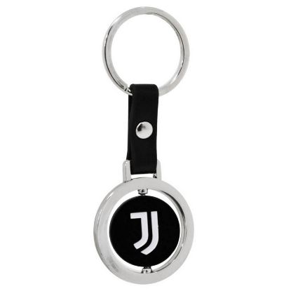Immagine di PORTACHIAVI CON PIASTRINA GIREVOLE JUVENTUS 1pz