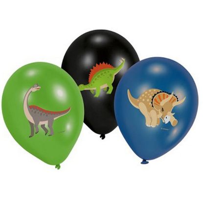Picture of PALLONCINI LATTICE 6pz   27cm DINOSAURI