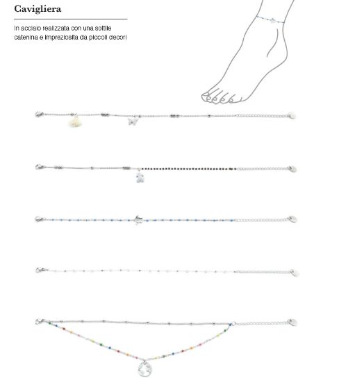 Immagine di CAVIGLIERA DONNA NAVIGARE 5pz + SCATOLA REGALO - W2026