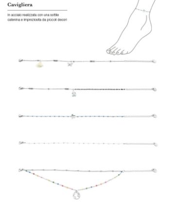 Picture of CAVIGLIERA DONNA NAVIGARE 5pz + SCATOLA REGALO - W2026