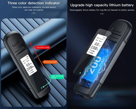 Immagine di ALCOL TESTER ETILICO ELETTRONICO 1pz