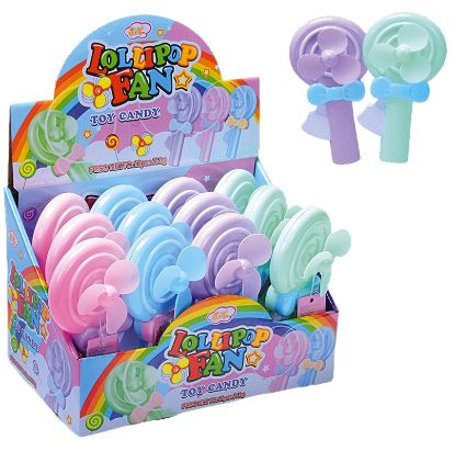 Picture of CARAMELLE TOYS LOLLIPOP FAN 12pz - JOYGUM