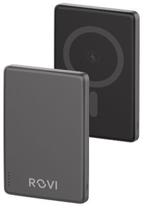 Picture of BATTERIA ESTERNA POWERBANK 5000mAh SILVER 2p USB + 1p TYPE-C - ROVI