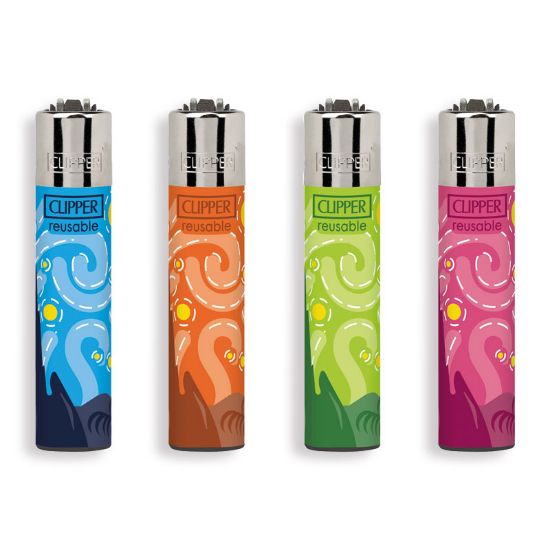 Immagine di ACCENDINO CLIPPER MINI PIETRINA 48pz IN THE NIGHT