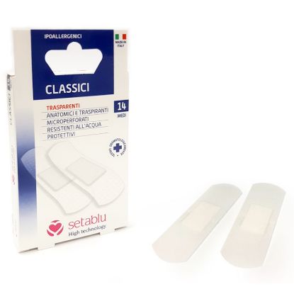 Picture of CEROTTI TRASPARENTI MEDI 1x14pz