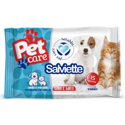 Picture of SALVIETTE UMIDIFICATE PET 15pz